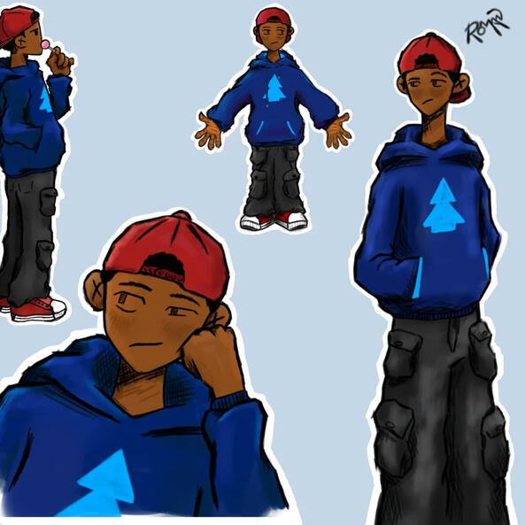 Roman OC Character poses Roman OC Character poses